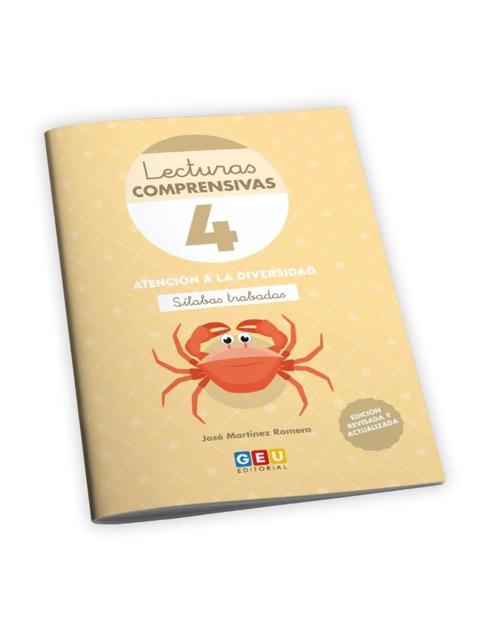 cuaderno 4 de Lecturas comprensivas forma parte de una colección de 21 cuadernos dedicados a desarrollar la lectoescritura y comprensión lectora.